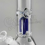 Black Leaf glass bong (with 4 arm percolator) 2